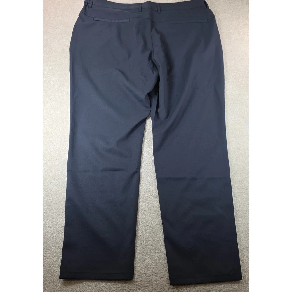 Jack Archer Pants Mens 40x30 Navy Deep Blue Flat Front Chino Slash Pockets